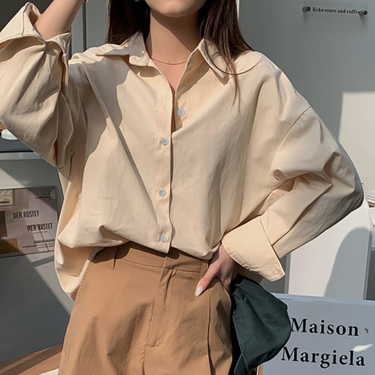 Maison Margiela  カットオフストライプ半袖シャツ 定価6万