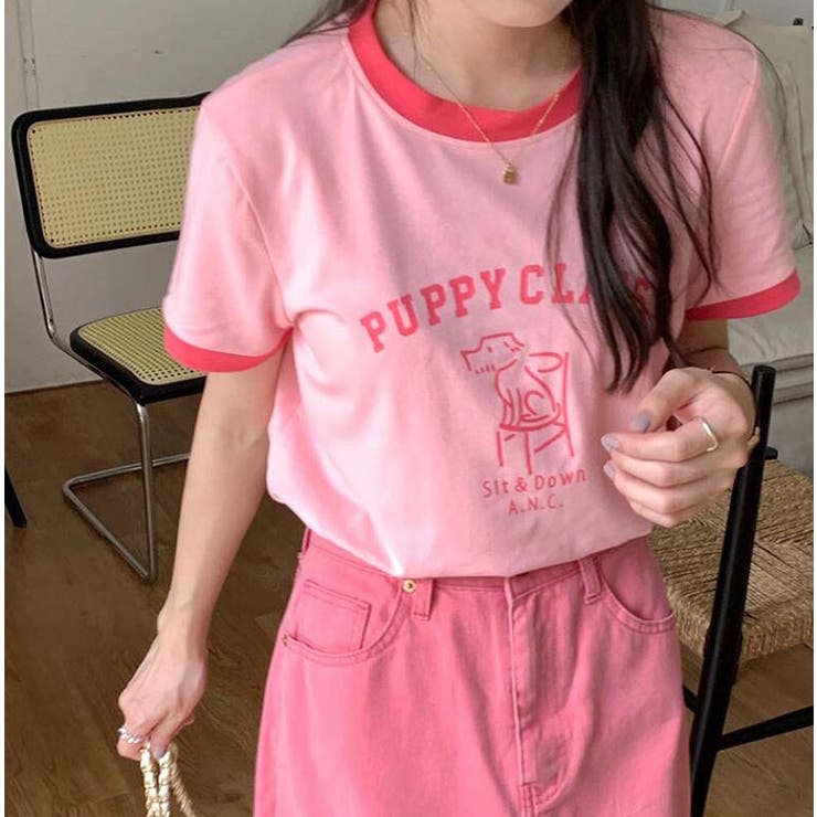 プリントTシャツ【韓国ファッション】[品番：DOUW0008853