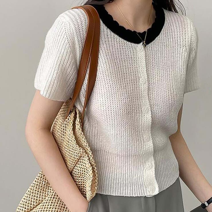 ホワイト | ニット・セーター【韓国ファッション】 | Girly Doll