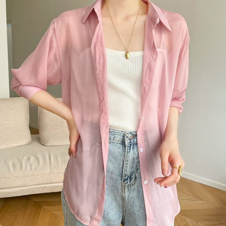 ピンク | シャツ【韓国ファッション】 | Girly Doll
