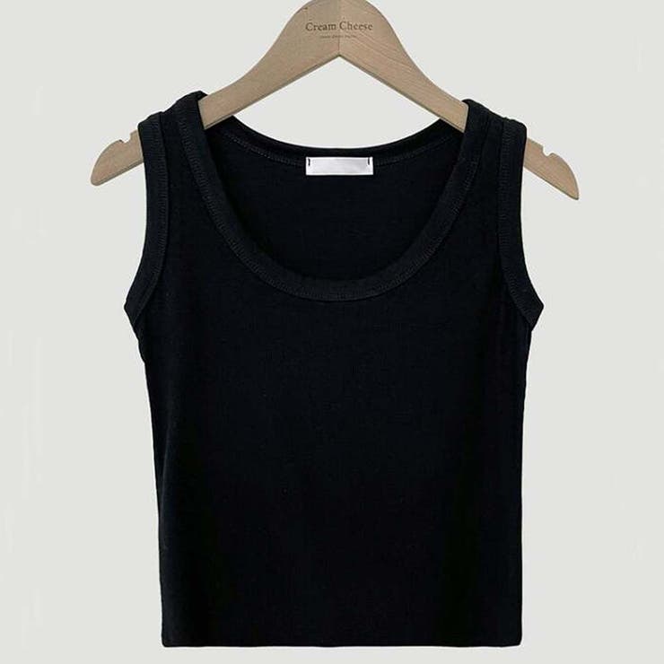 ブラック | タンクトップ【韓国ファッション】 | Girly Doll