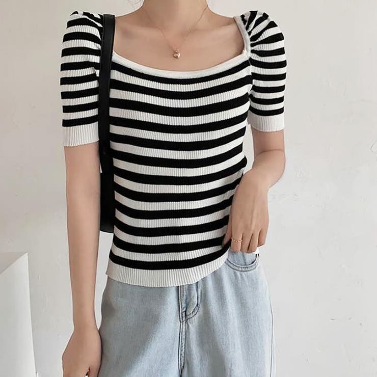 ブラック | ニット・セーター【韓国ファッション】 | Girly Doll