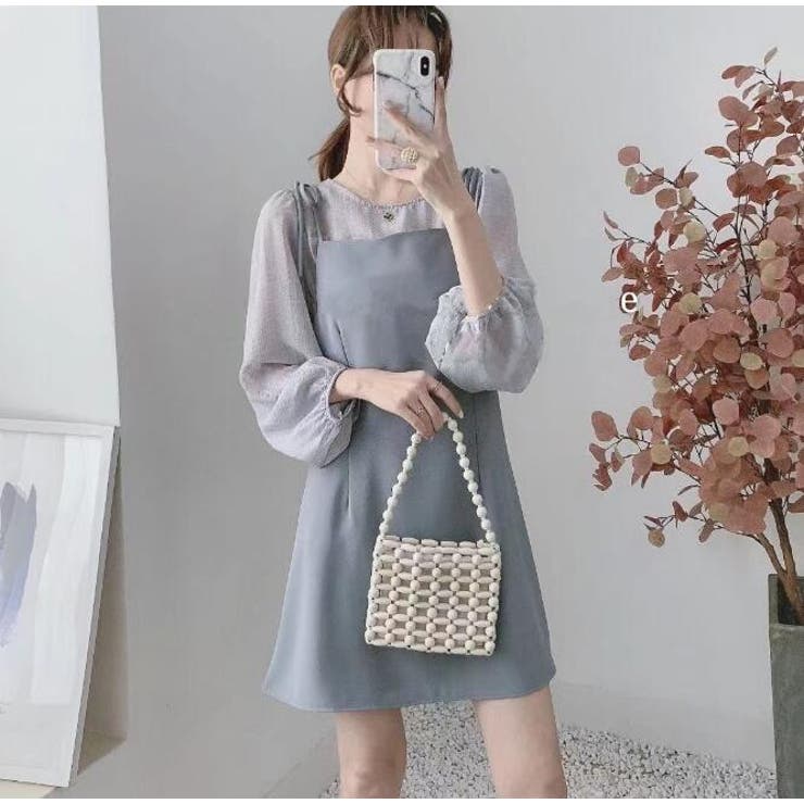 キャミワンピース ブラウス 韓国ファッション 品番 Zj Girly Doll ガーリードール のレディースファッション通販 Shoplist ショップリスト