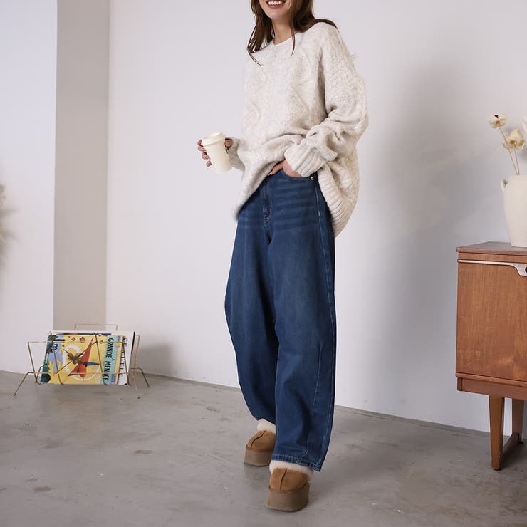 ケーブルオーバーニット【韓国ファッション】 | Girly Doll | 詳細画像17 