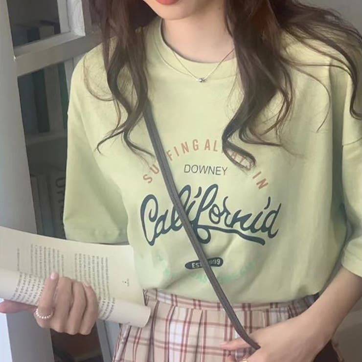 ロゴプリントＴシャツ【韓国ファッション】 | Doula Doula | 詳細画像5 