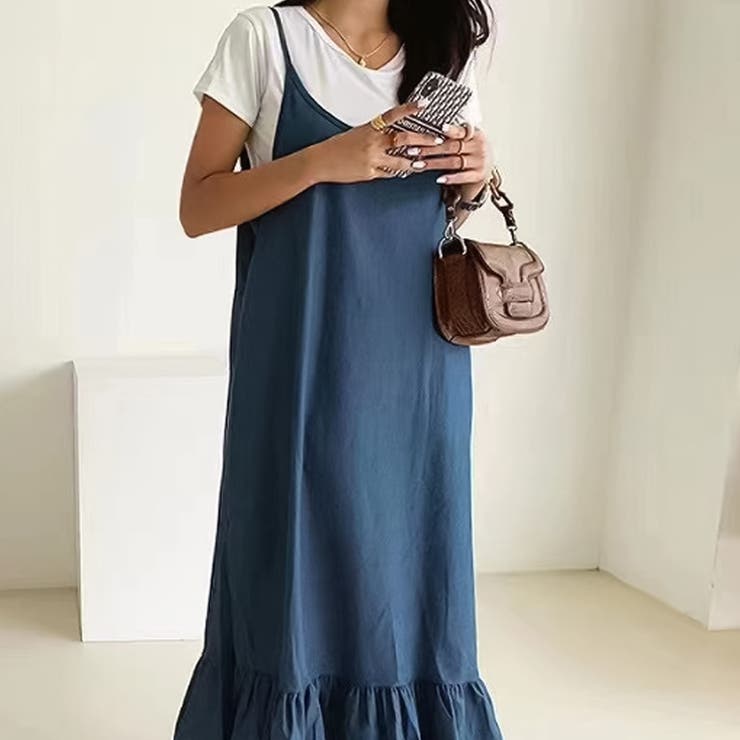 超お買得★【CECILIE BAHNSEN】大人ガーリー デニム ワンピース CECILIE BAHNSEN（セシリー バンセン）の「◇CECILIE BAHNSEN