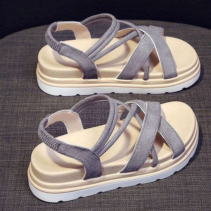 フラットクロスサンダル【韓国ファッション】 | Doula Doula | 詳細画像4 