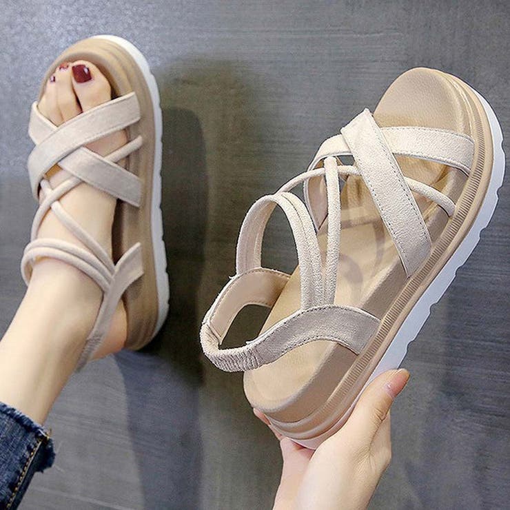 フラットクロスサンダル【韓国ファッション】 | Doula Doula | 詳細画像7 