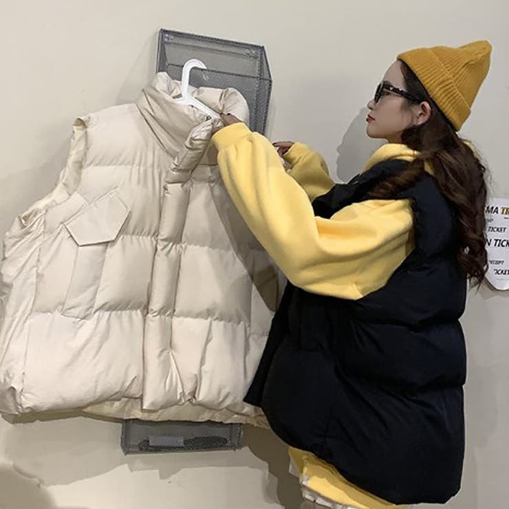美品美品美品✩︎⡱韓国エヴィス　ダウンジャケット　ベスト ベスト ジャケット オーバーサイズ ボーイッシュ ダウンベスト
