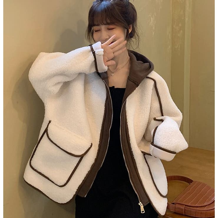 【Doclasse】 フリース レディース ジャケット 韓国 美品 シンプル Doヒート・超快温フリースジャケット/40代50代からのレディース