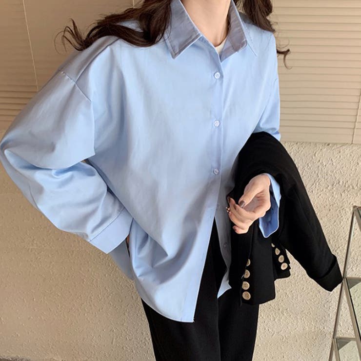 オーバーサイズシャツ【韓国ファッション】 | Doula Doula | 詳細画像5 