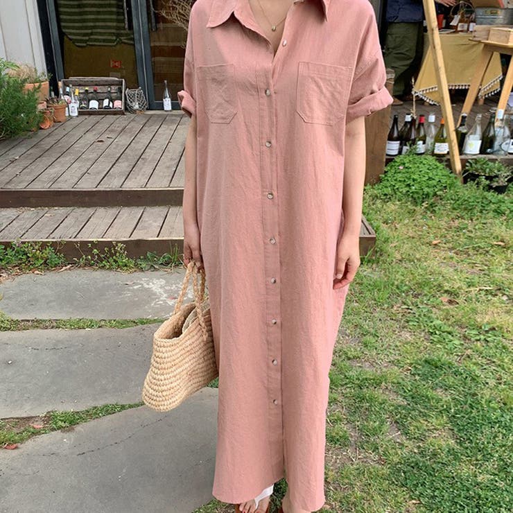 ピンク | ワンピース【韓国FASHION】【2023春夏商品】 | Doula Doula