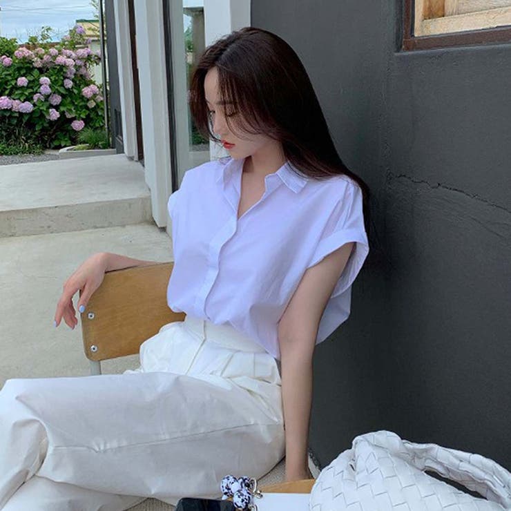 シャツ【韓国ファッション】[品番：ZJ000021661]｜Girly Doll
