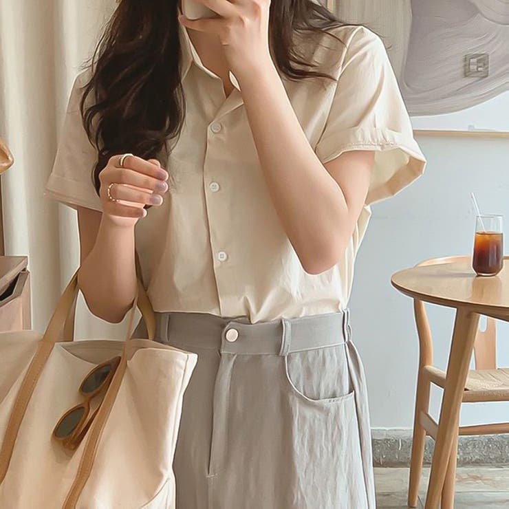 レア韓国限定 bonjour diary handsmocks blouse JOLIE LAIDE] Kate polo shirt (Pink) 正規品 韓国ブランド 韓国