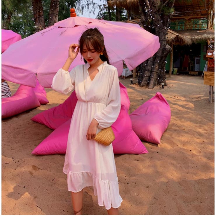 Girly Doll フェミニンワンピース 韓国ファッション 品番 Zj Girly Doll ガーリー ドール のレディースファッション通販 Shoplist ショップリスト