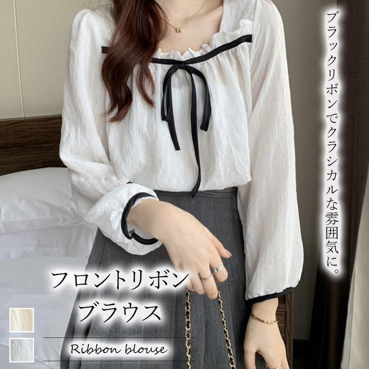 ブラウス【韓国ファッション】[品番：ZJ000015404]｜Girly Doll