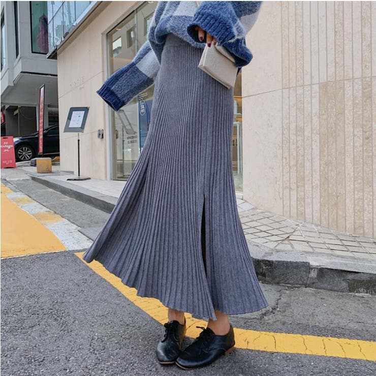 ロングスカート【韓国ファッション】[品番：ZJ000015410]｜Girly