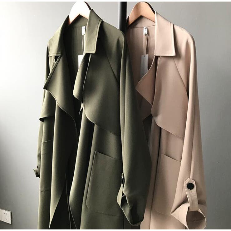 ロングトレンチコート【韓国ファッション】 | Doula Doula | 詳細画像4 