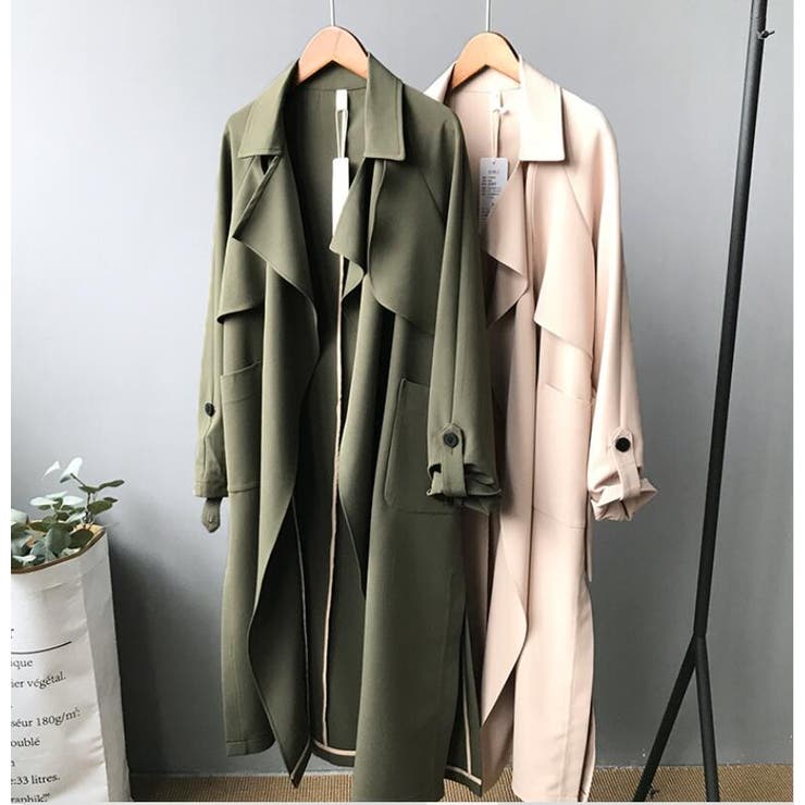 ロングトレンチコート【韓国ファッション】 | Doula Doula | 詳細画像5 