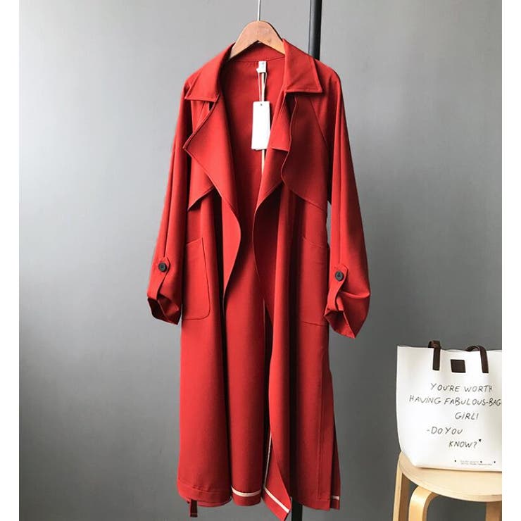 ロングトレンチコート【韓国ファッション】 | Doula Doula | 詳細画像10 