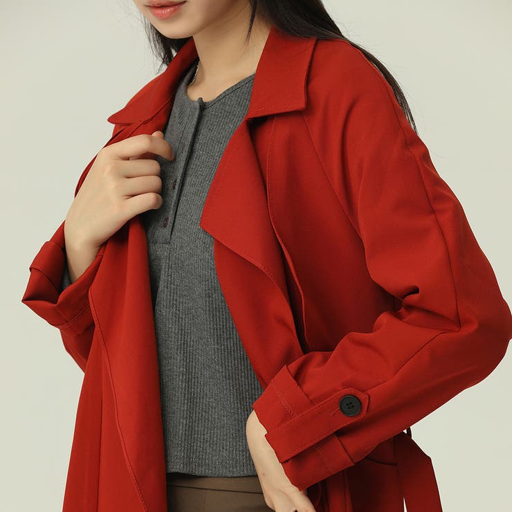 ロングトレンチコート【韓国ファッション】 | Doula Doula | 詳細画像15 