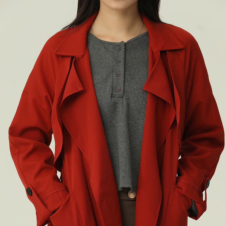 ロングトレンチコート【韓国ファッション】 | Doula Doula | 詳細画像17 