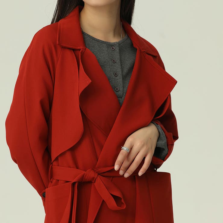 ロングトレンチコート【韓国ファッション】 | Doula Doula | 詳細画像19 