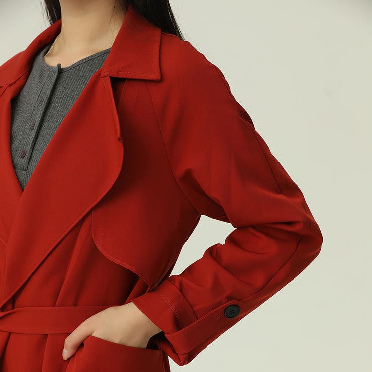 ロングトレンチコート【韓国ファッション】 | Doula Doula | 詳細画像22 