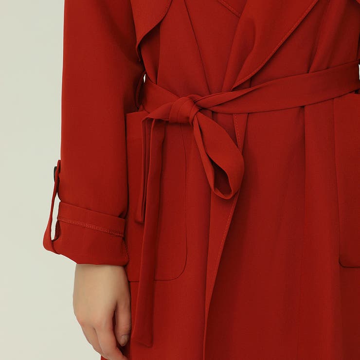 ロングトレンチコート【韓国ファッション】 | Doula Doula | 詳細画像23 