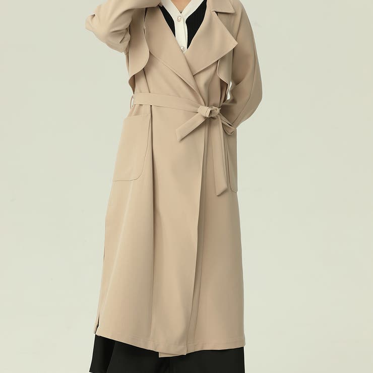ロングトレンチコート【韓国ファッション】 | Doula Doula | 詳細画像29 