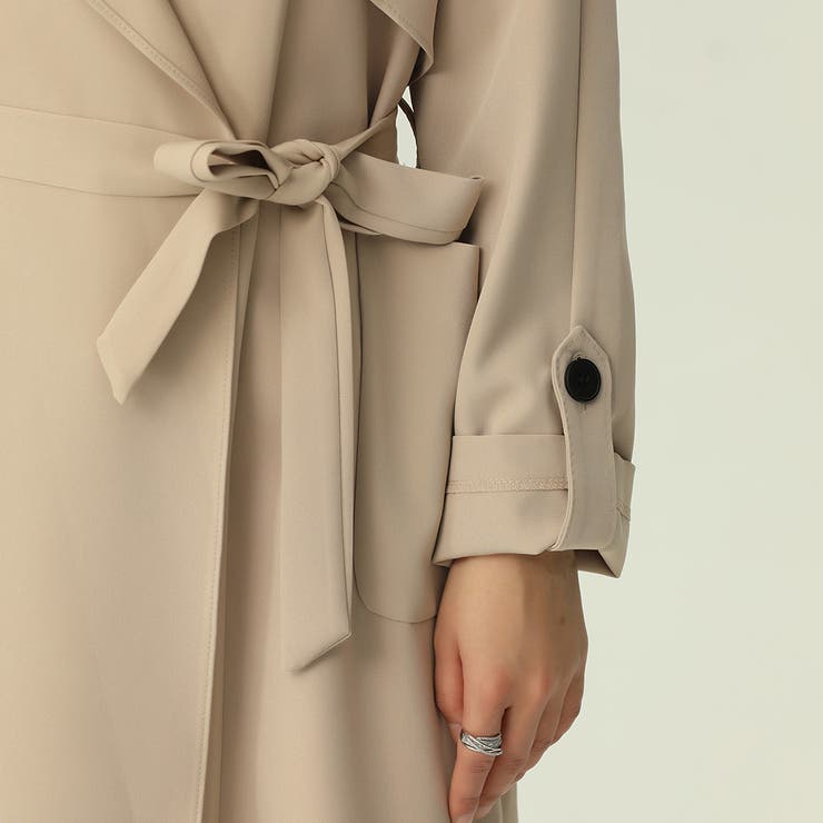 ロングトレンチコート【韓国ファッション】 | Doula Doula | 詳細画像32 
