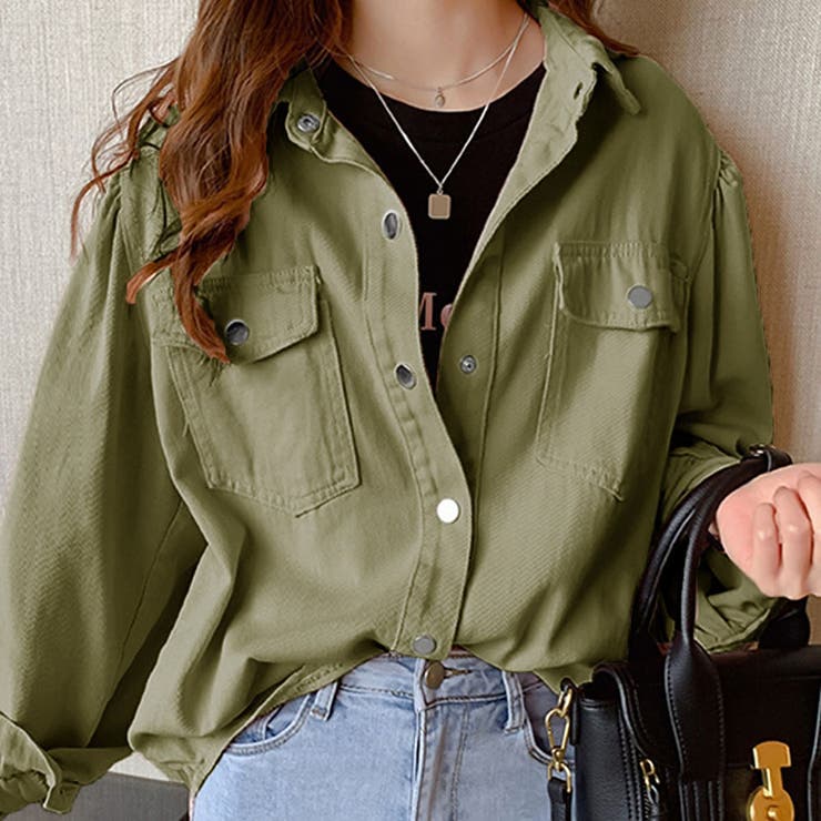 シャツ【韓国ファッション】[品番：ZJ000012396]｜Girly Doll