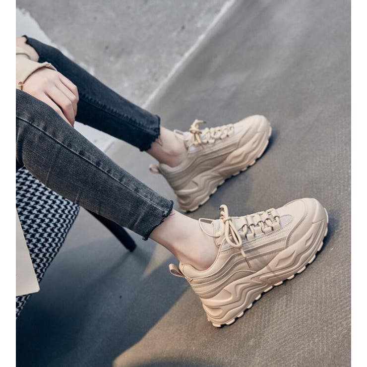 厚底ダッドスニーカー【韓国ファッション】 | Doula Doula | 詳細画像7 