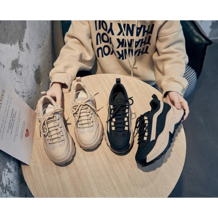 厚底ダッドスニーカー【韓国ファッション】 | Doula Doula | 詳細画像9 