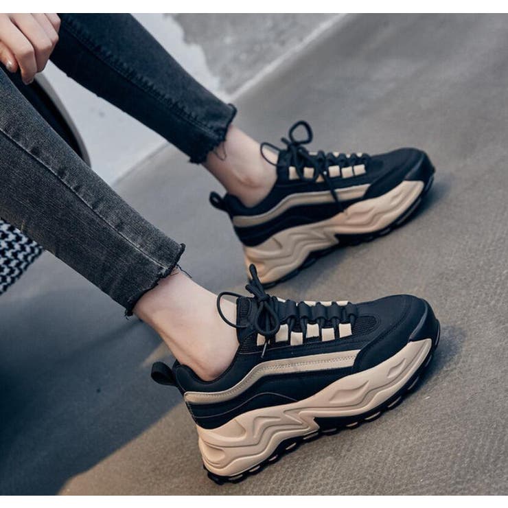 厚底ダッドスニーカー【韓国ファッション】 | Doula Doula | 詳細画像10 