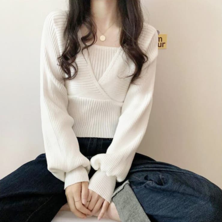 レイヤード風プルオーバー【韓国ファッション】 | Girly Doll | 詳細画像4 