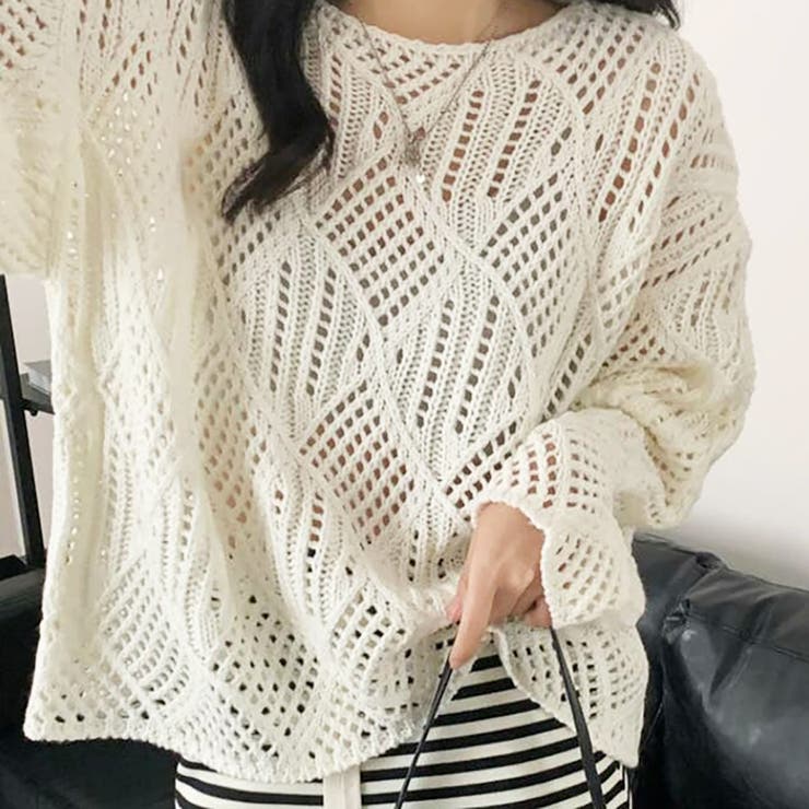極美品　23SS　ババコ♡GIMA　Cotton Cable プルオーバーニット 極美品 23SS ババコ♡GIMA Cotton Cable プルオーバーニット