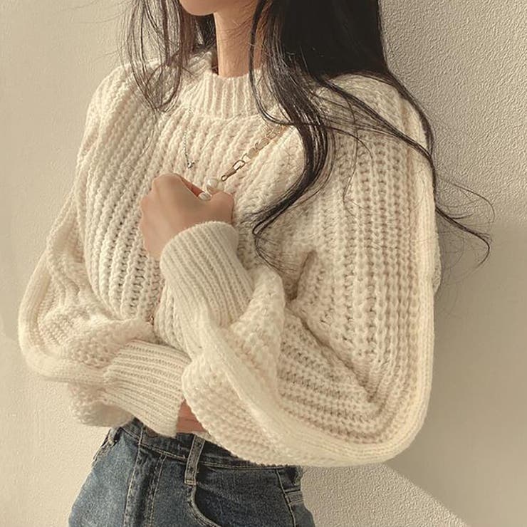 ローゲージクロップドニット【韓国ファッション】 | Girly Doll | 詳細画像3 