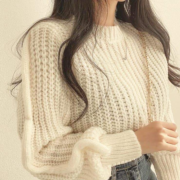 ローゲージクロップドニット【韓国ファッション】 | Girly Doll | 詳細画像5 