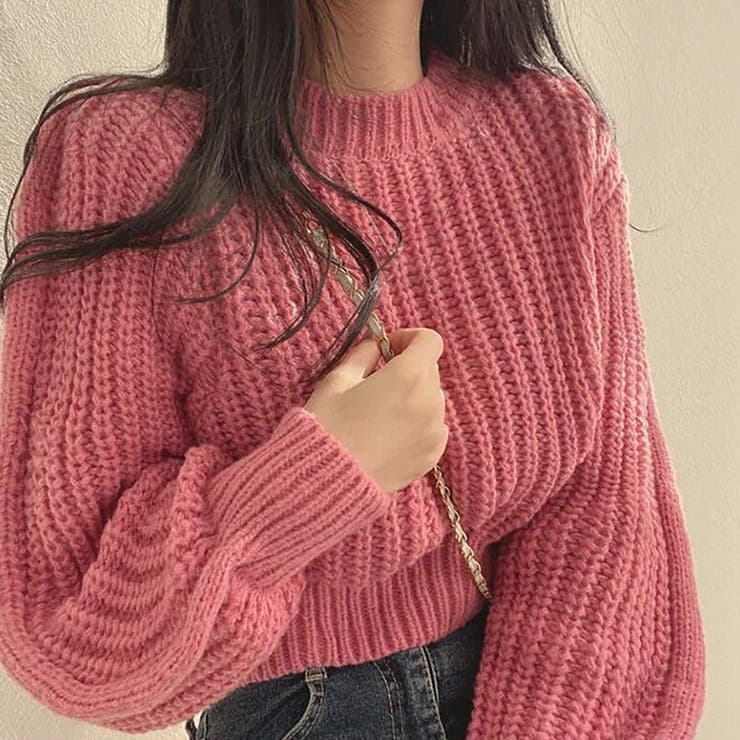 ローゲージクロップドニット【韓国ファッション】 | Girly Doll | 詳細画像10 