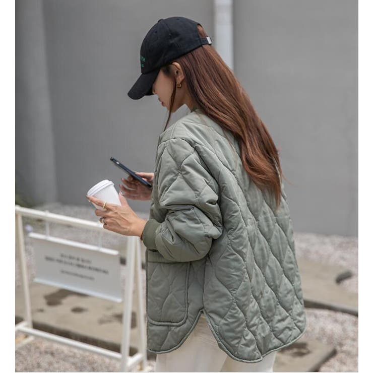 キルティングジャケット【韓国ファッション】