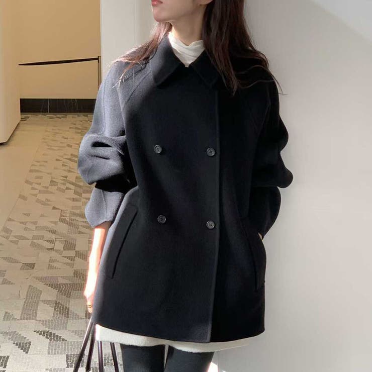ブラック | チェスターコート【韓国ファッション】 | Girly Doll