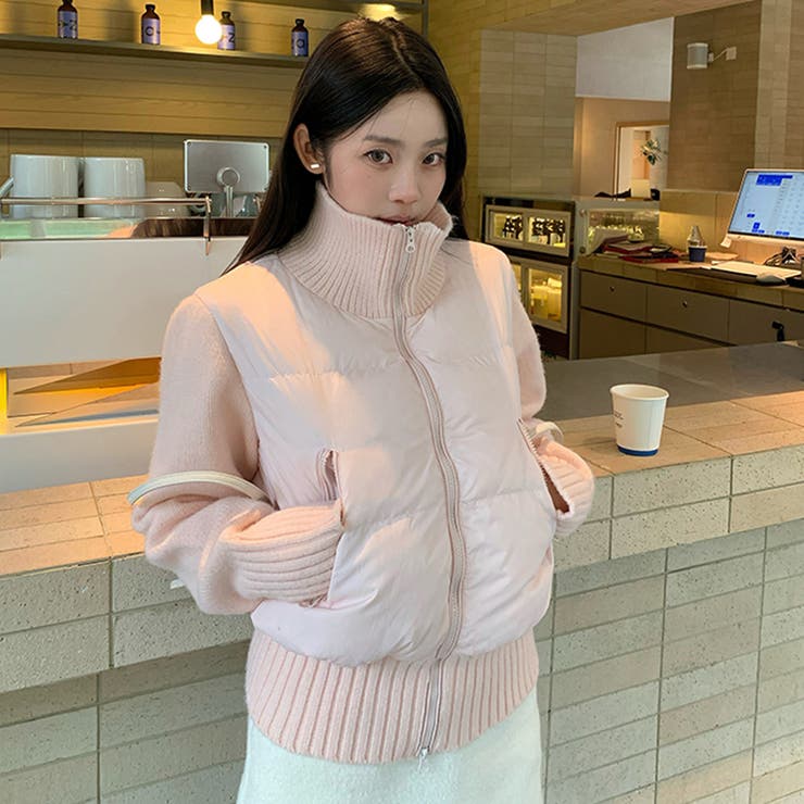 ピンク | ダウンコート【韓国ファッション】 | Girly Doll