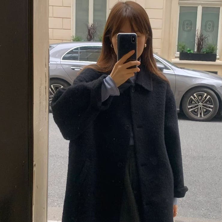 ブラック | チェスターコート【韓国ファッション】 | Girly Doll