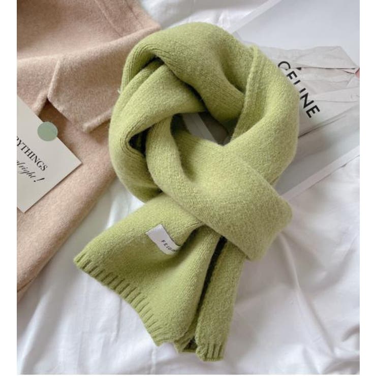 ライトグリーン | ベーシックカラバリマフラー【韓国ファッション】 | Girly Doll