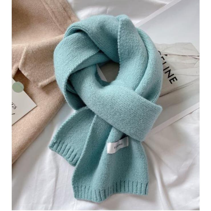 ライトブルー | ベーシックカラバリマフラー【韓国ファッション】 | Girly Doll