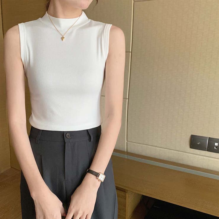 ホワイト | タンクトップ【韓国ファッション】 | Girly Doll