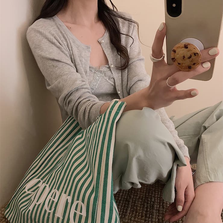 ニットカーディガン&キャミ【韓国ファッション】 | Girly Doll | 詳細画像14 