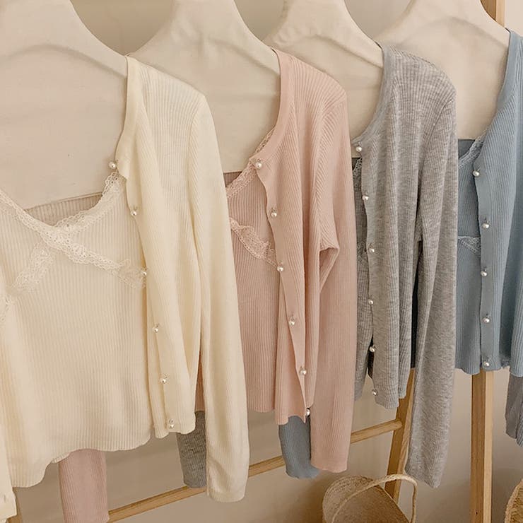 ニットカーディガン&キャミ【韓国ファッション】 | Girly Doll | 詳細画像35 