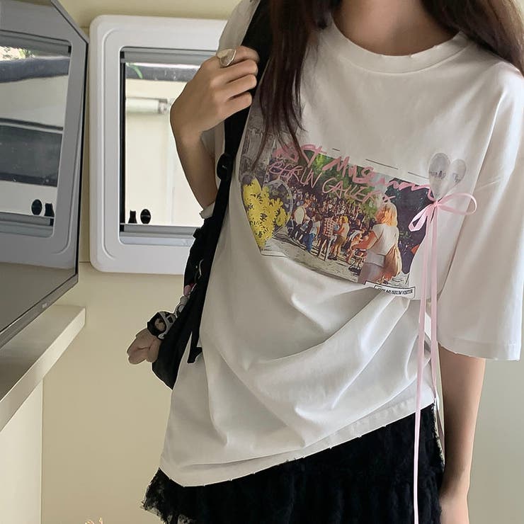 Tシャツ[品番：ZJ000025340]｜Girly Doll（ガーリードール）の 